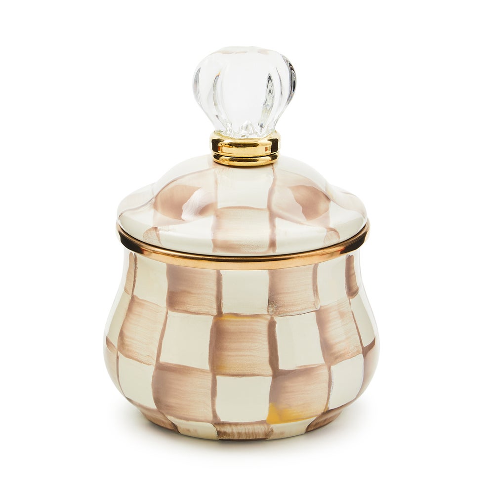 MACKENZIE-CHILDS Mackenzie-chilllds Enamel Lidded Sugar Bowl - Image 5