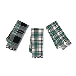 MACKENZIE-CHILDS Mackenzie-chilllds Evergreen Woven Dish Towels, Set of 3