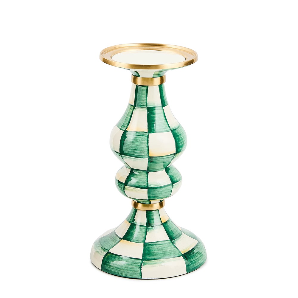 MACKENZIE-CHILDS Mackenzie-chilllds Enamel Pillar Candlestick Holder - Image 11