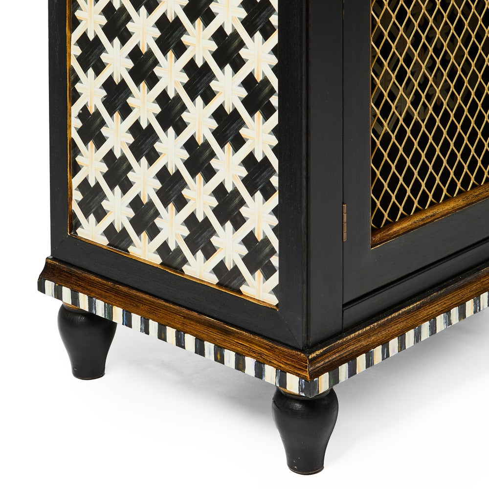 Courtly Criss-Cross Cabinet - Image 7
