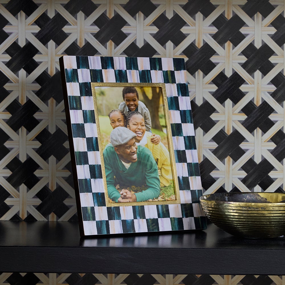 Courtly Check Lacquer Frame - Image 6