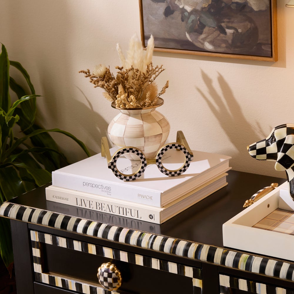 MACKENZIE-CHILDS Mackenzie-chilllds Round Eye Glasses Decor - Image 2