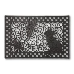 MACKENZIE-CHILDS Mackenzie-chilllds Frog Rubber Entrance Mat
