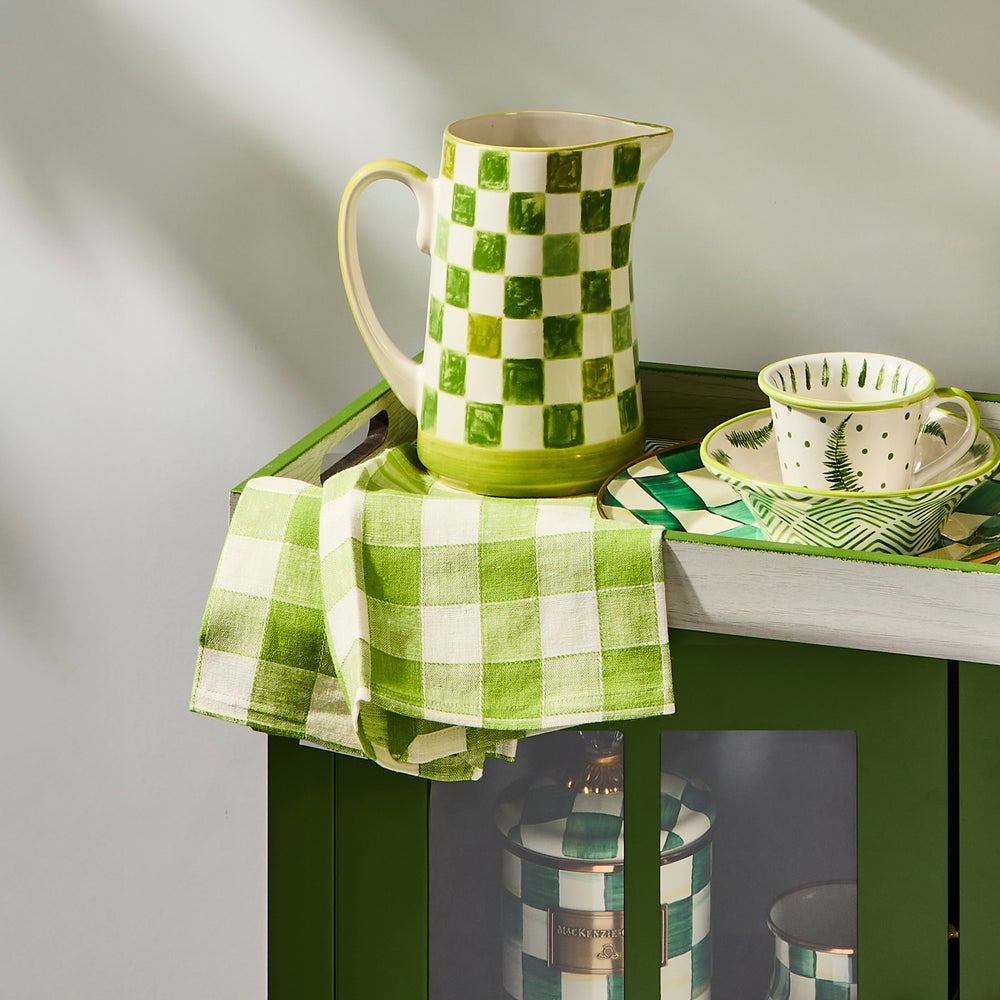 MACKENZIE-CHILDS Mackenzie-chilllds Linen Check Dish Towel - Image 3