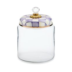 Alternative view of Mackenzie-chilllds Violet Check Kitchen Canisters