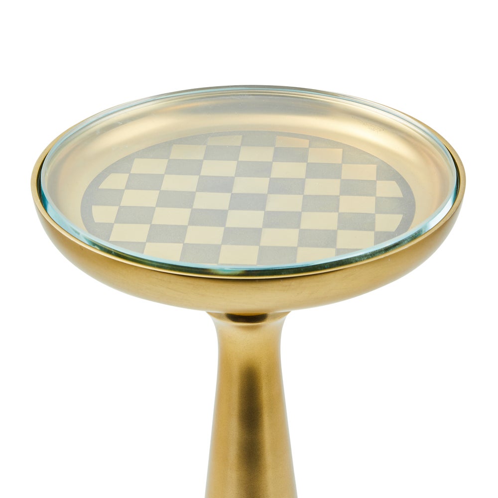 Checked Cocktail Table - Image 3