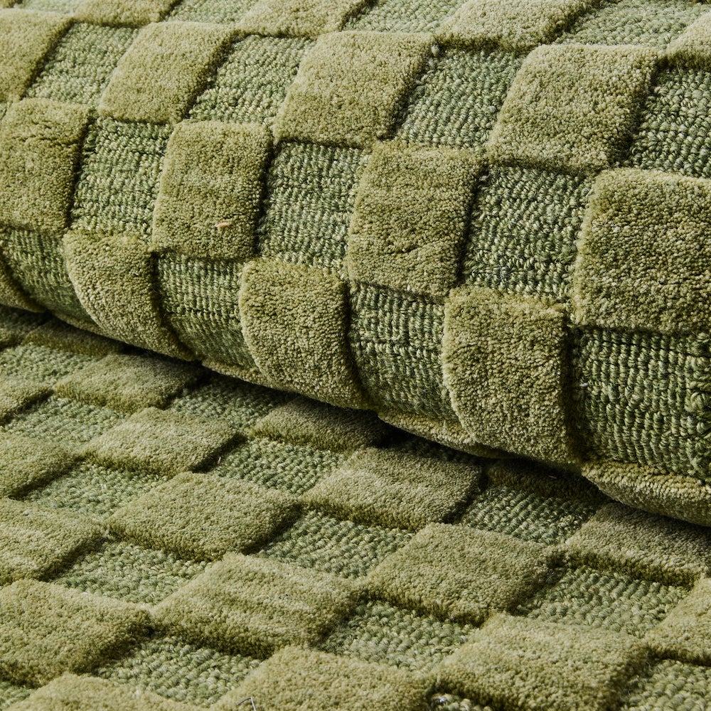 MACKENZIE-CHILDS Mackenzie-chilllds Moss Checkerboard Rug - Image 9