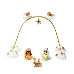 MACKENZIE-CHILDS Mackenzie-chilllds Patience Brewster Nativity Cherub Angels, Set of 4
