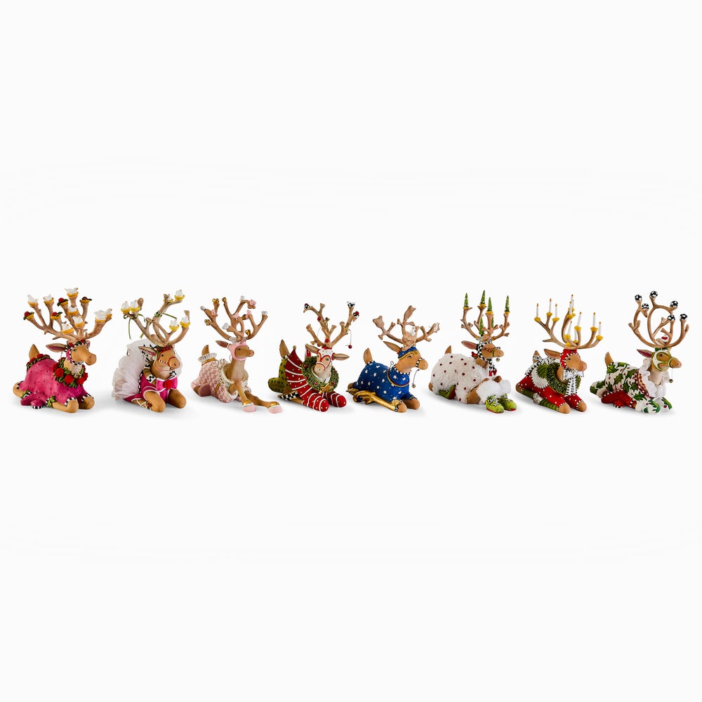 MACKENZIE-CHILDS Mackenzie-chilllds Patience Brewster Dash Away Sitting Reindeer - Image 23