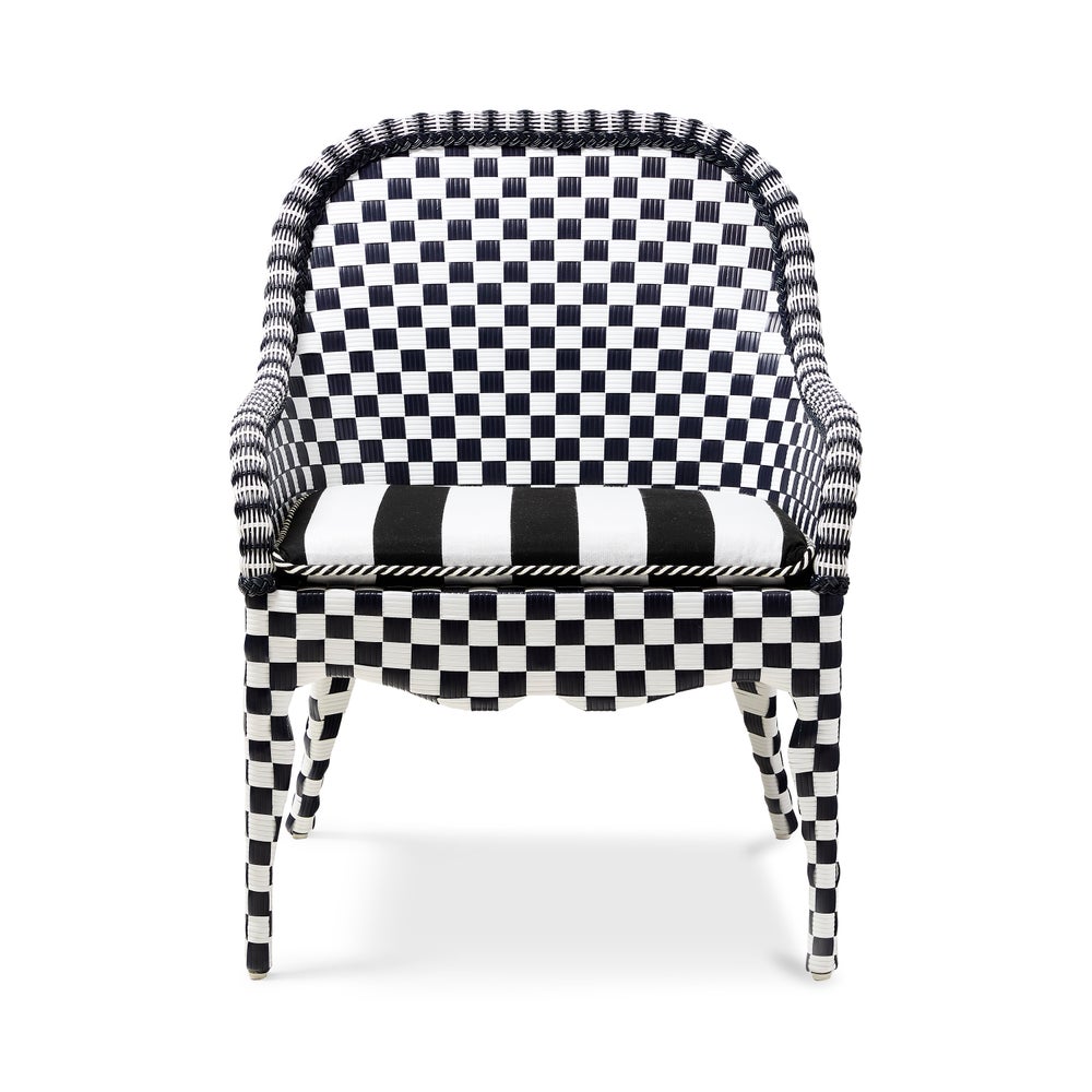MACKENZIE-CHILDS Mackenzie-chilllds Gambit Check Outdoor Furniture Collection - Image 2