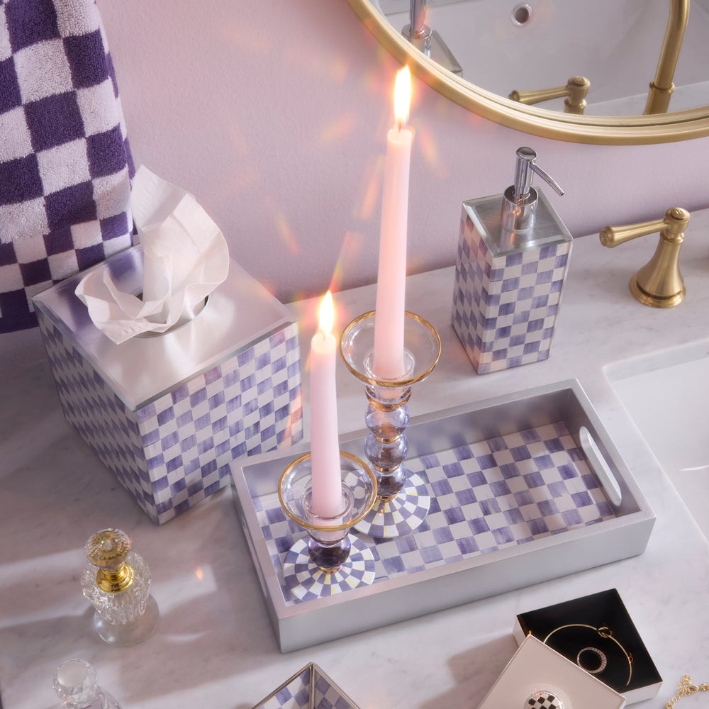 Check Glass Candlestick - Image 3