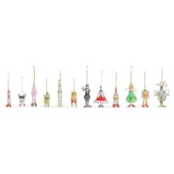 Alternative view of MACKENZIE-CHILDS Mackenzie-chilllds Patience Brewster Mini Cat & Dog Ornament Set