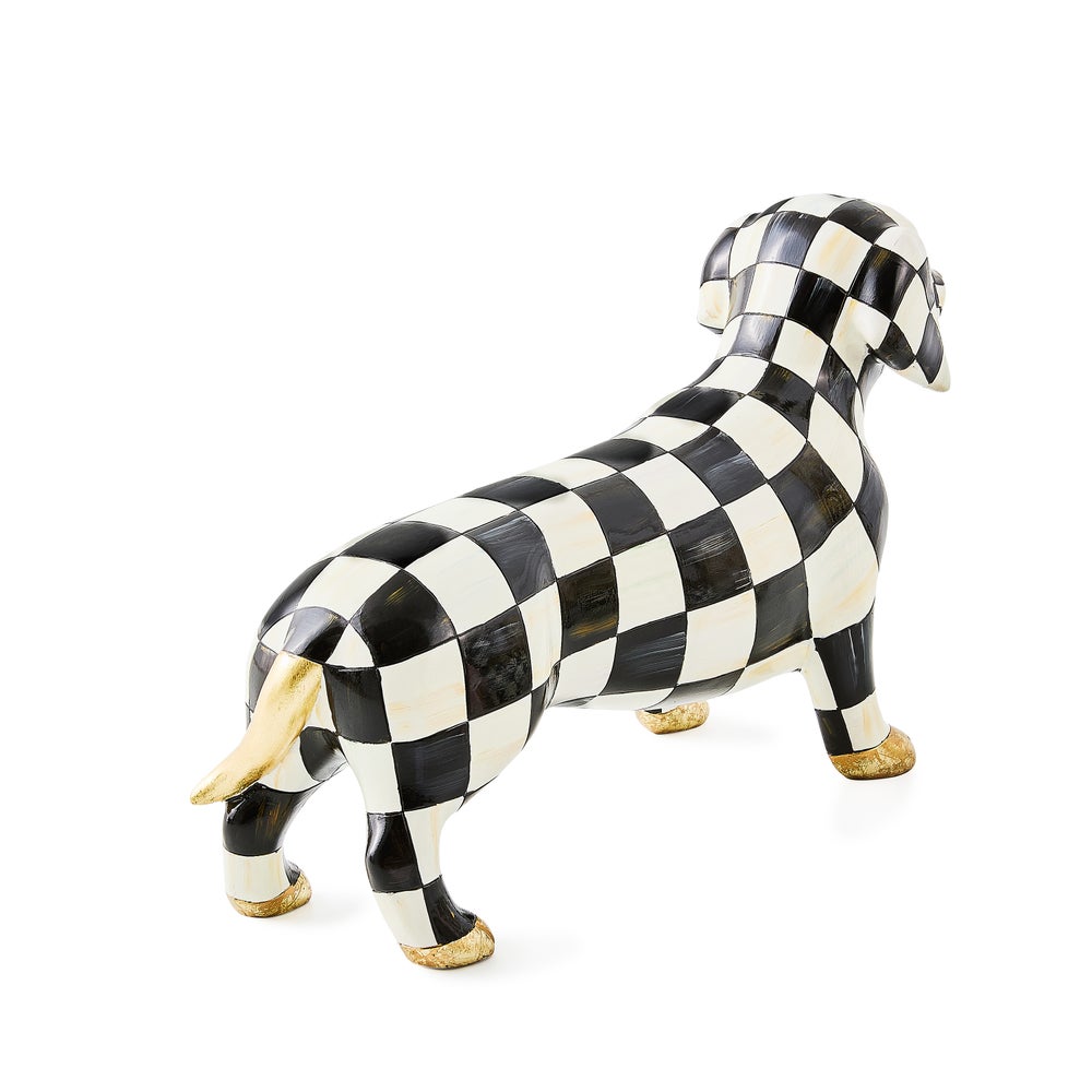 Courtly Check Dog Figurine - Image 4
