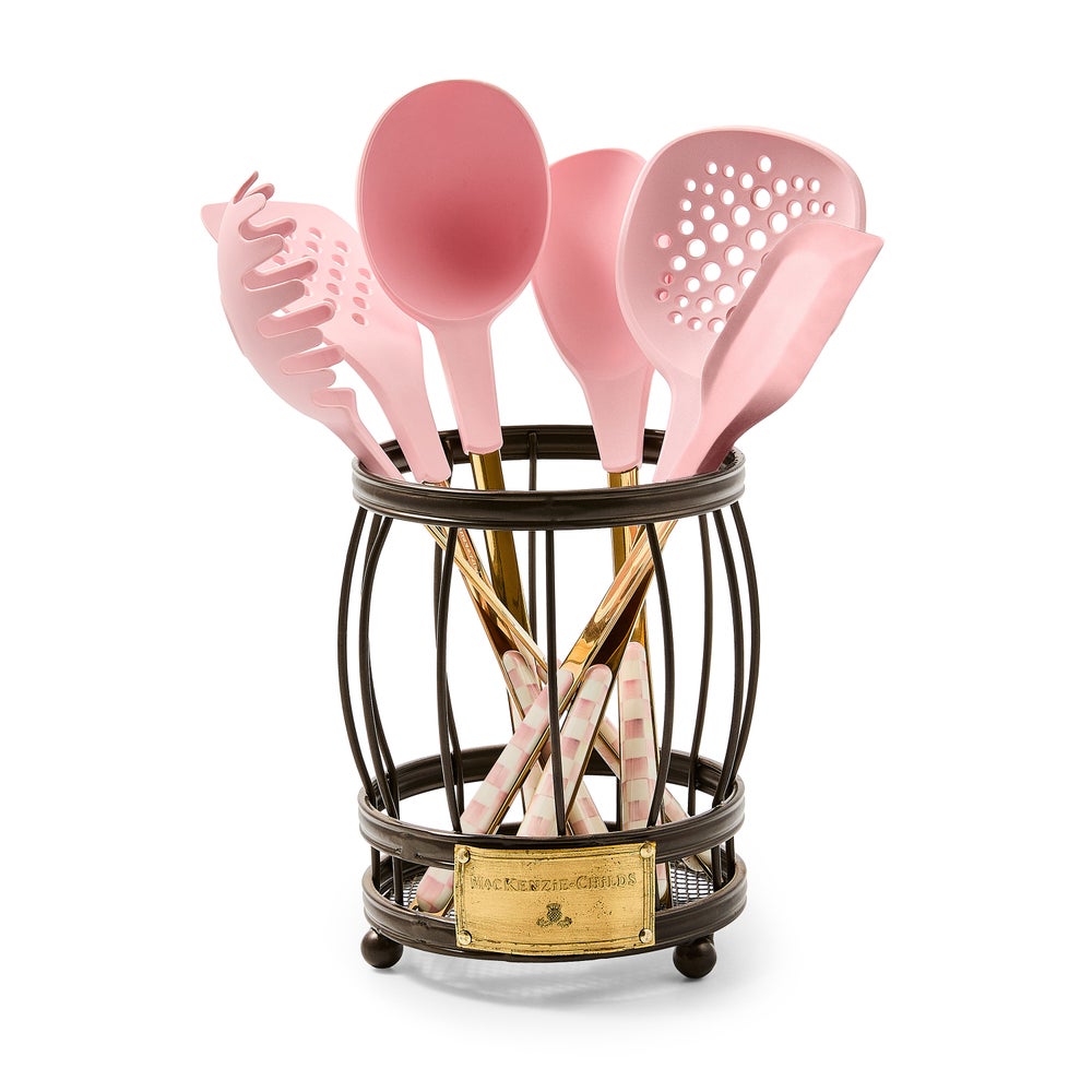 MACKENZIE-CHILDS Mackenzie-chilllds Rosy Check Kitchen Utensils - Image 7