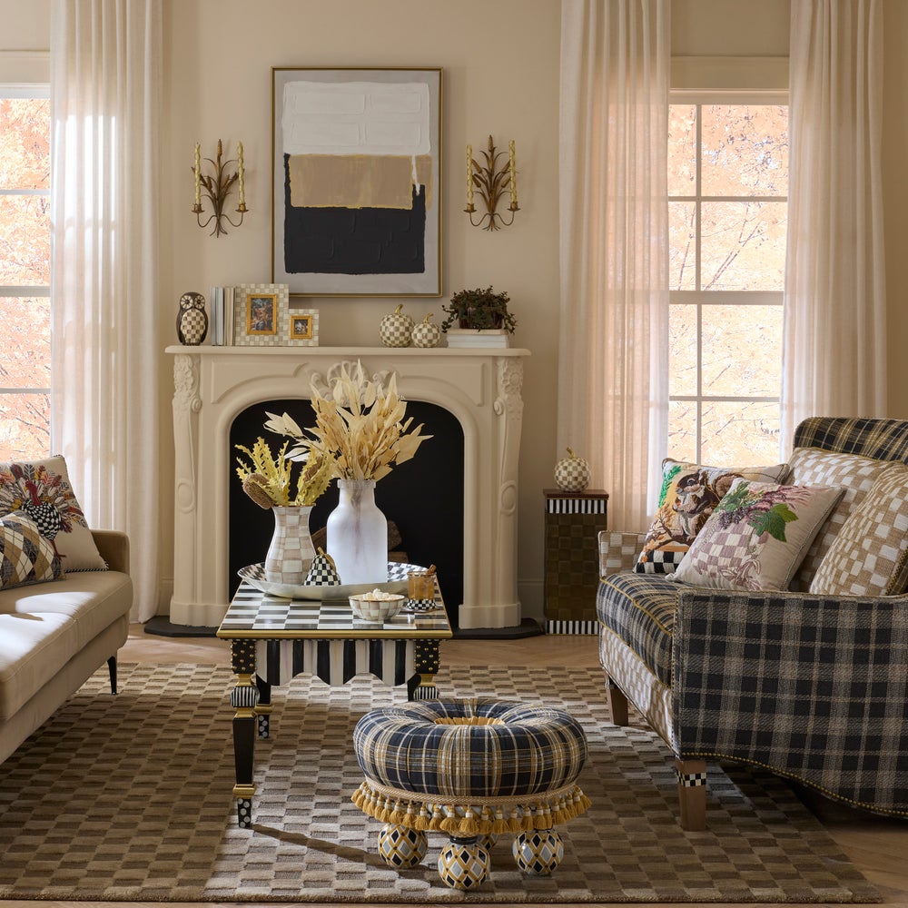 Cocoa Checkerboard Rug - Image 15