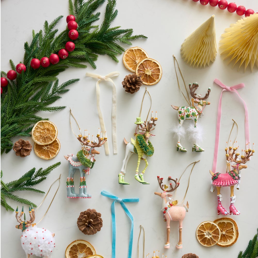 MACKENZIE-CHILDS Mackenzie-chilllds Patience Brewster Dash Away Reindeer Ornament - Image 17