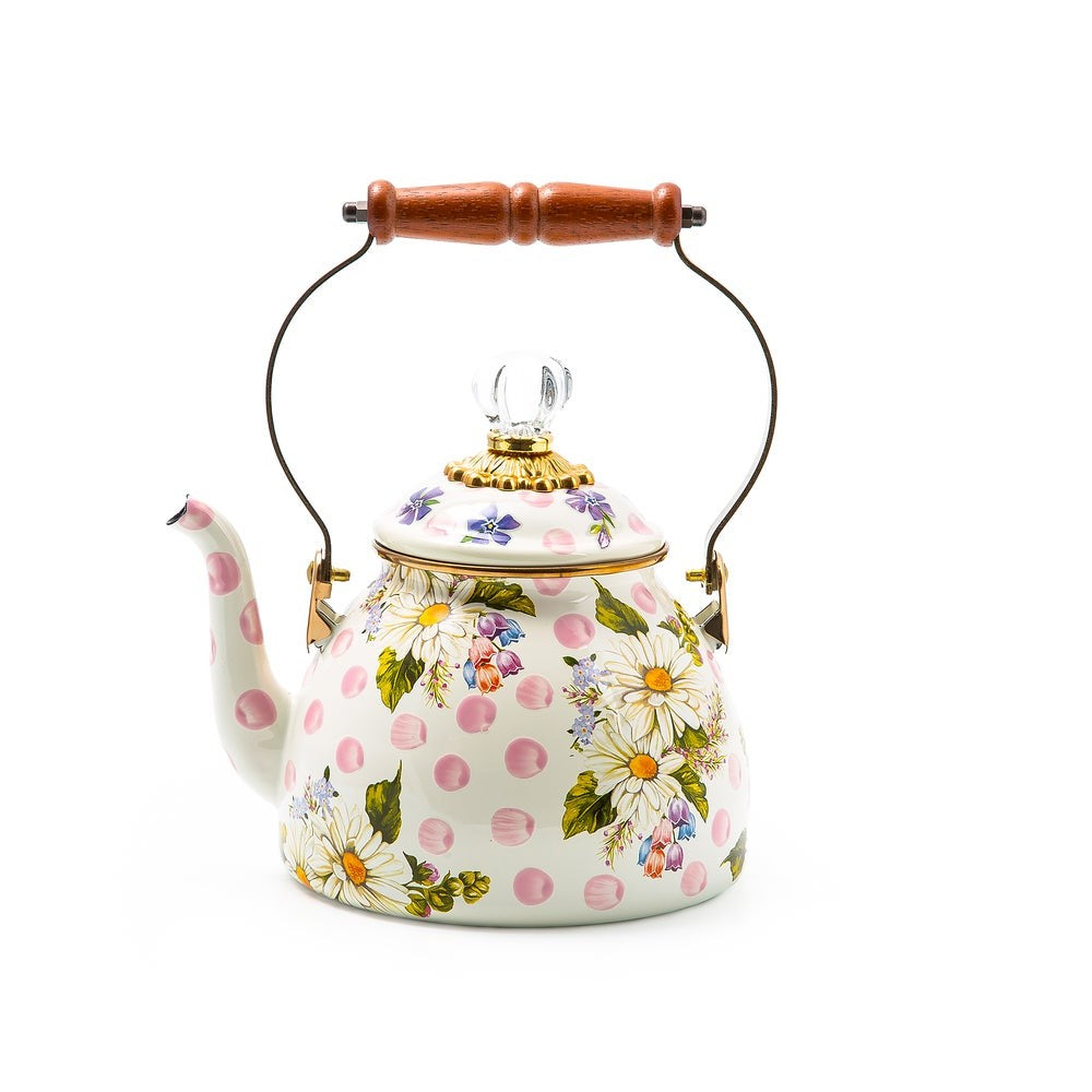 MACKENZIE-CHILDS Mackenzie-chilllds Floral Tea Kettle - Image 16