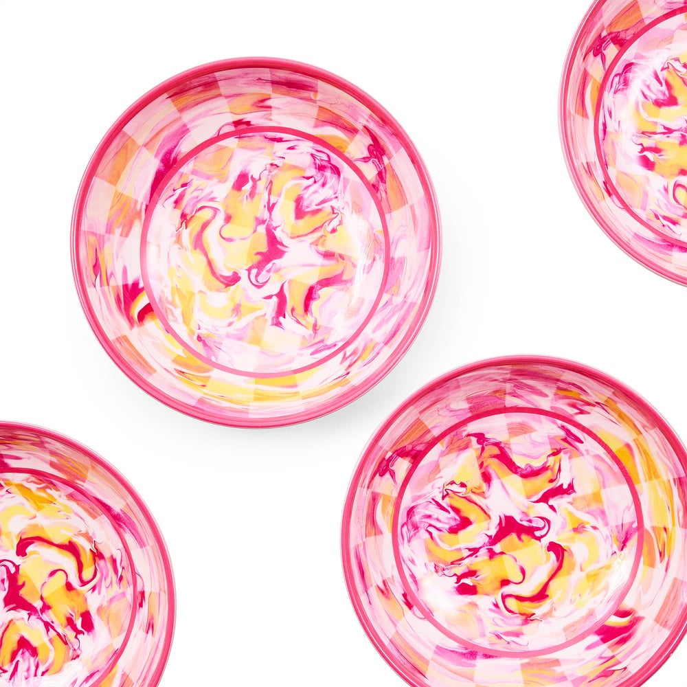 MACKENZIE-CHILDS Mackenzie-chilllds Marble Check Melamine Dinnerware - Image 3