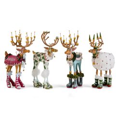 MACKENZIE-CHILDS Mackenzie-chilllds Patience Brewster Dash Away Reindeer Figure Set