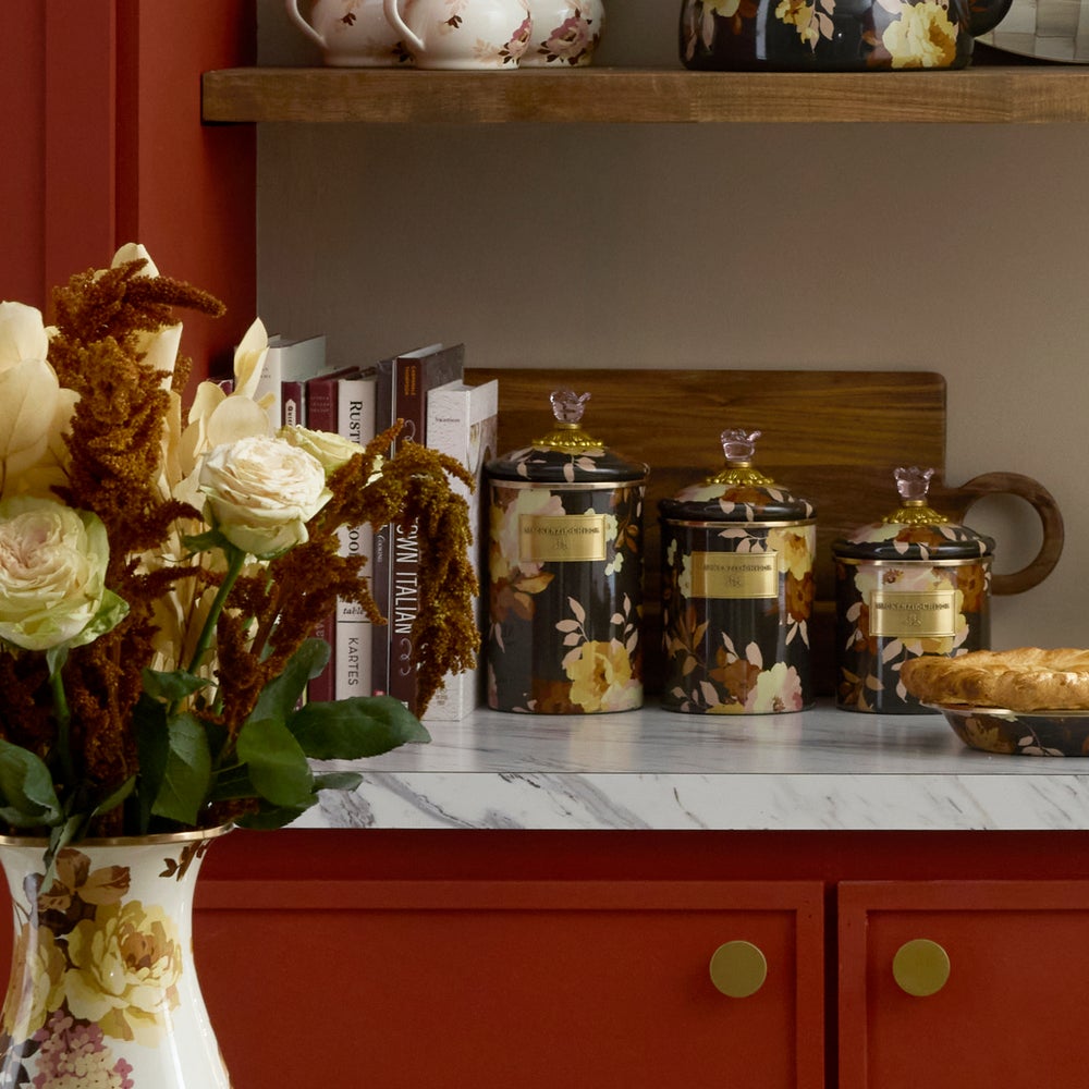 Mackenzie-chilllds Wild Rose Brown Canisters - Image 6