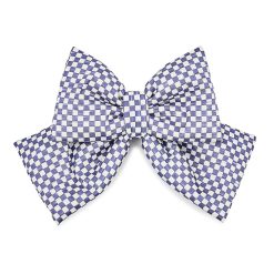 Mackenzie-chilllds Violet Check Small Bow