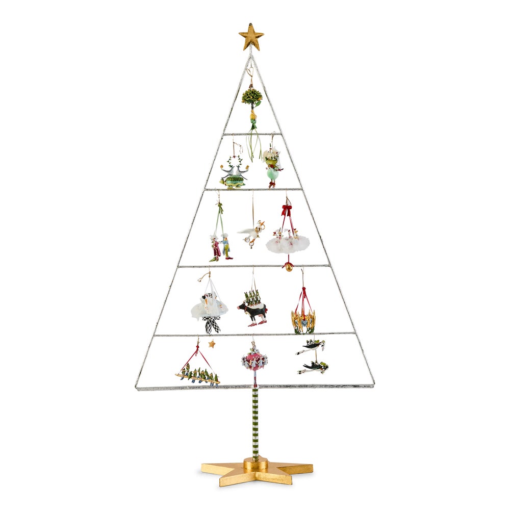 MACKENZIE-CHILDS Mackenzie-chilllds Patience Brewster 12 Days Ornament Display Tree - Image 7