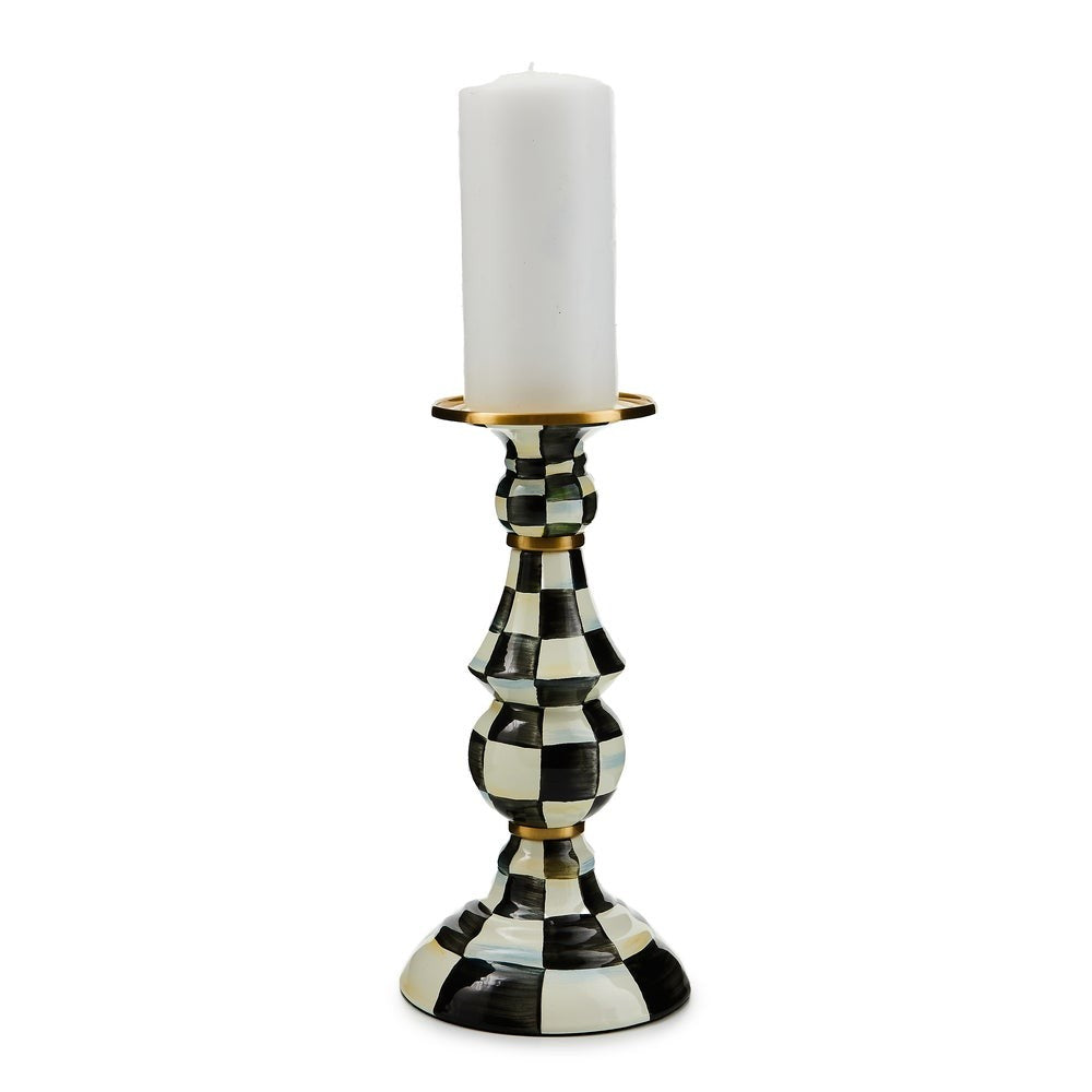 MACKENZIE-CHILDS Mackenzie-chilllds Enamel Pillar Candlestick Holder - Image 5