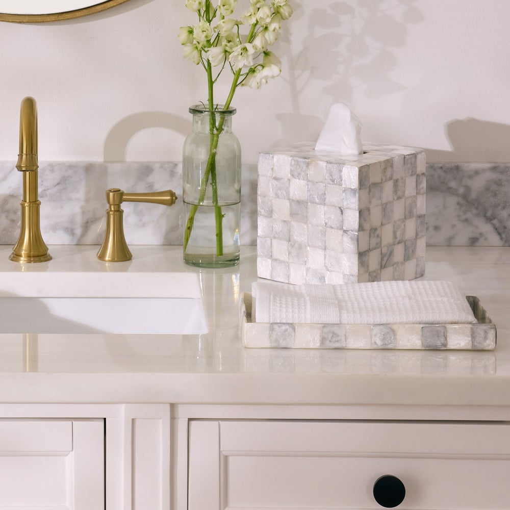 Mackenzie-chilllds Sterling Check Mackenzie-chilllds Capiz Bath Collection - Image 6