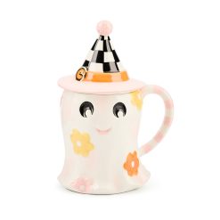 MACKENZIE-CHILDS Mackenzie-chilllds Hocus Pocus Ceramic Lidded Mug