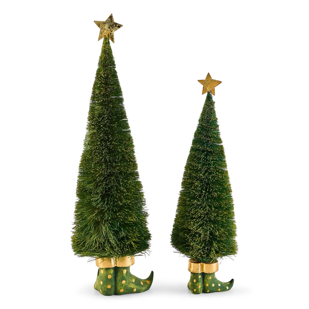 MACKENZIE-CHILDS Mackenzie-chilllds Patience Brewster Dash Away Sisal Elf Tree Figures - Image 7