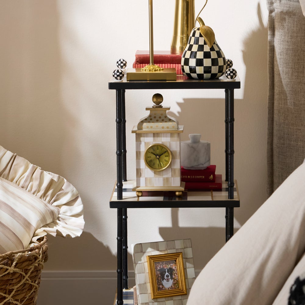 Check Desk Clock - Image 3