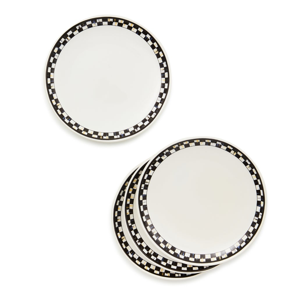 Courtly Check Everyday Small Plates, Set of 4 - Image 3