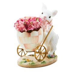 Alternative view of MACKENZIE-CHILDS Mackenzie-chilllds Rosy Meadow Bunny Egg Cart