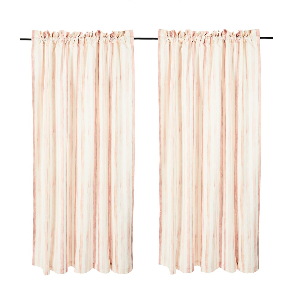 MACKENZIE-CHILDS Mackenzie-chilllds Rosy Stripe 84?? Curtain Panel