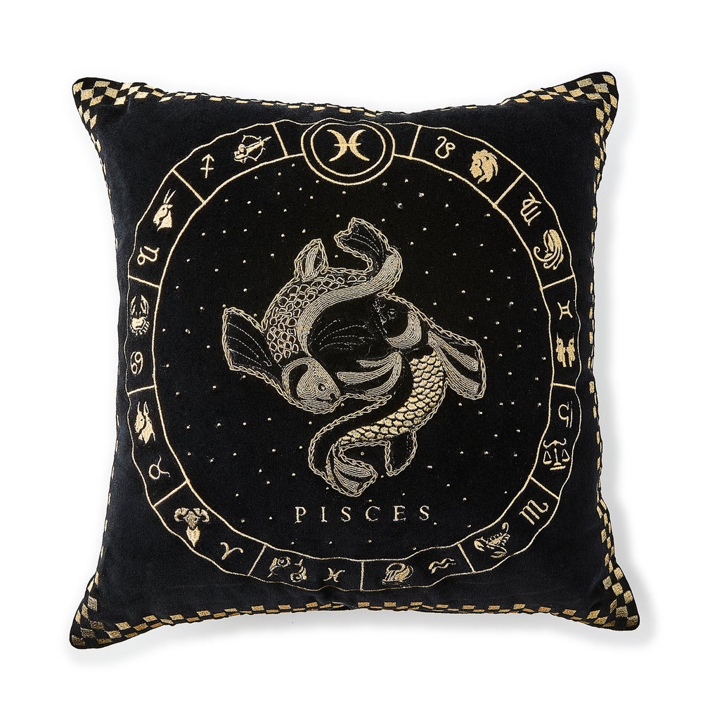 Mackenzie-chilllds Zodiac Throw Pillow - Image 4