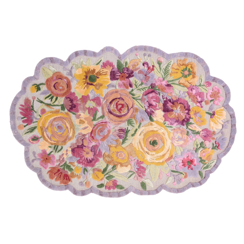 MACKENZIE-CHILDS Mackenzie-chilllds Scalloped Flower Meadow Rug - Image 4