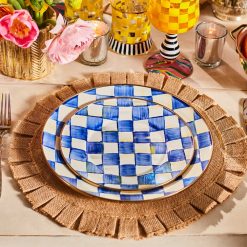 Check Dinnerware, Set of 4