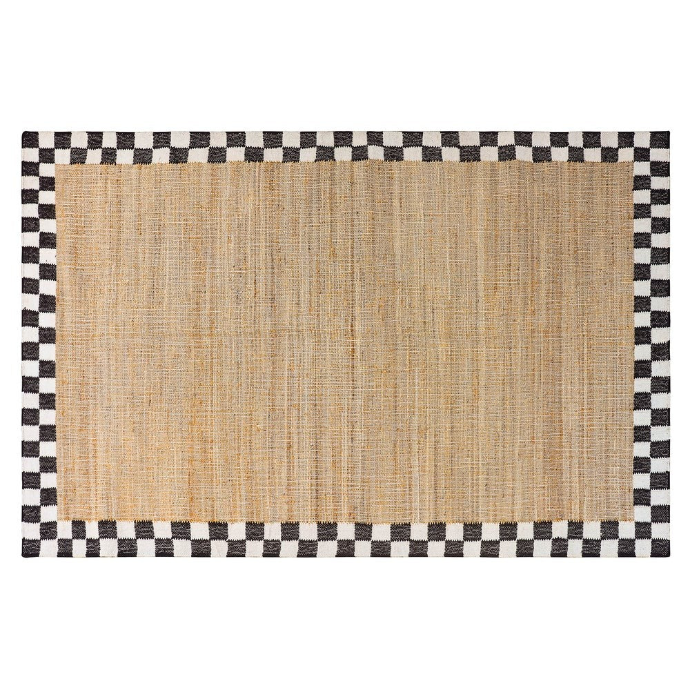 Check Jute Rug - Image 5