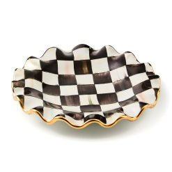 Courtly Check Fluted Ceramic Dinnerware
