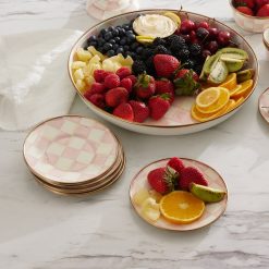 MACKENZIE-CHILDS Mackenzie-chilllds Enamelware Appetizer Plates, Set of 4