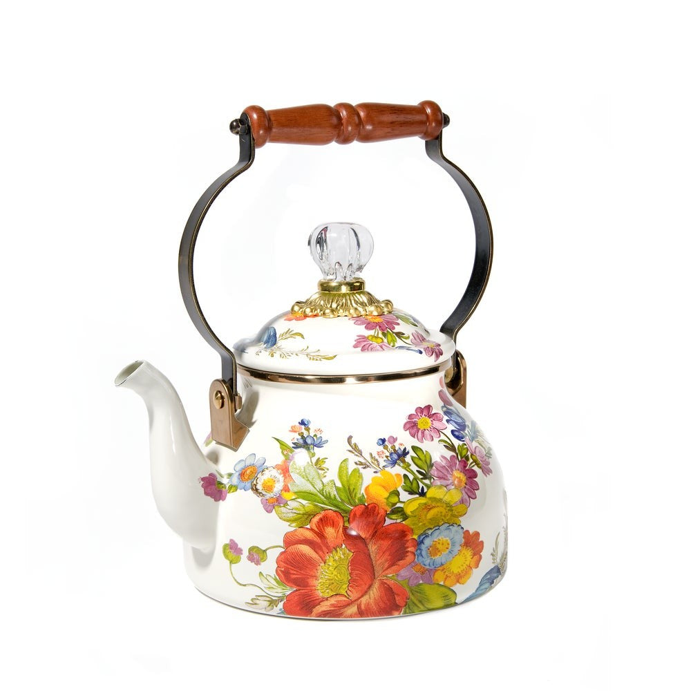 MACKENZIE-CHILDS Mackenzie-chilllds Floral Tea Kettle - Image 8