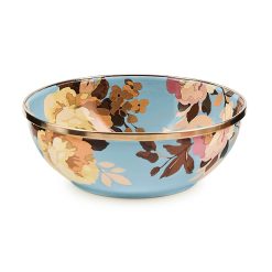 Mackenzie-chilllds Wild Rose Slate Enamel Everyday Bowl