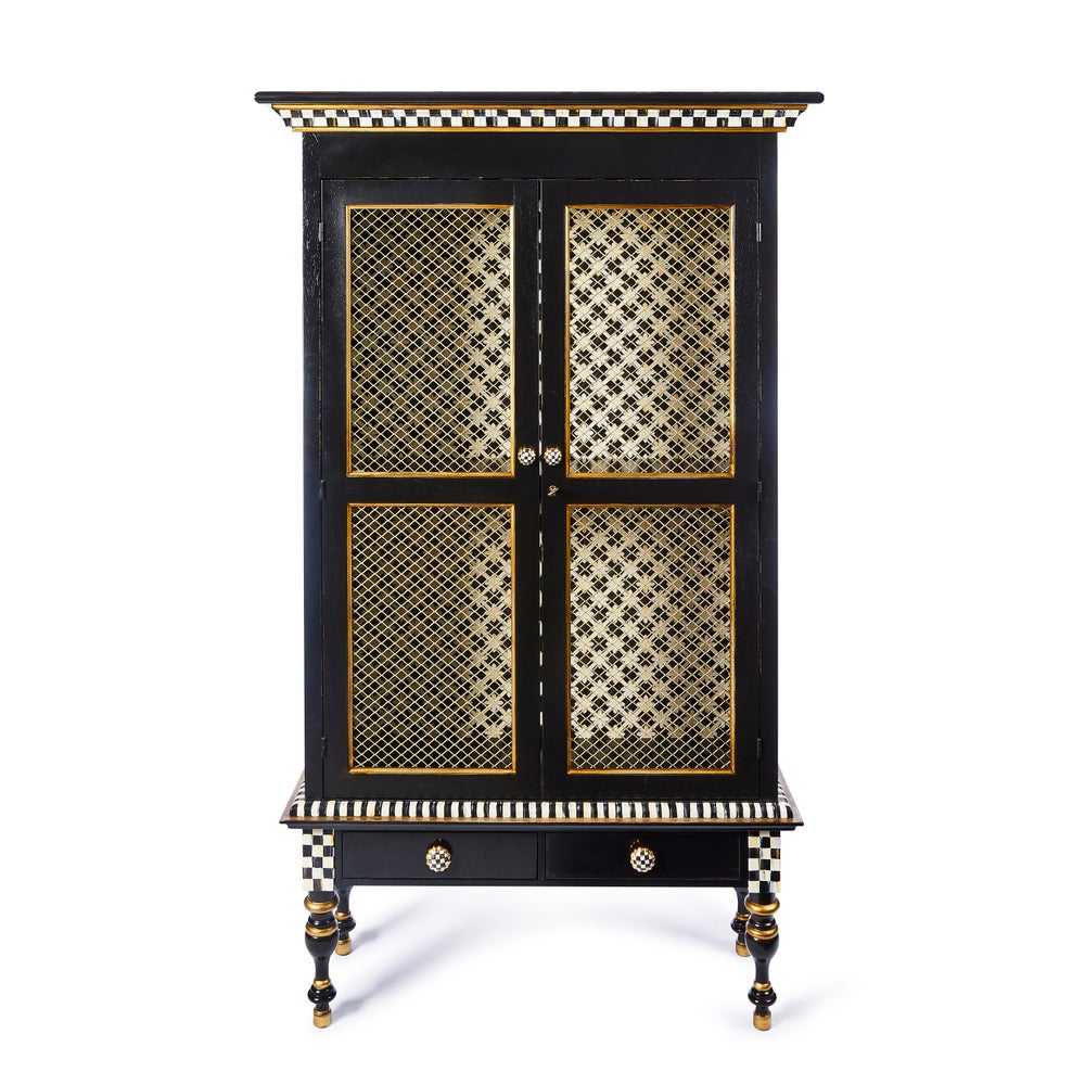 Courtly Criss-Cross Cabinet - Image 2