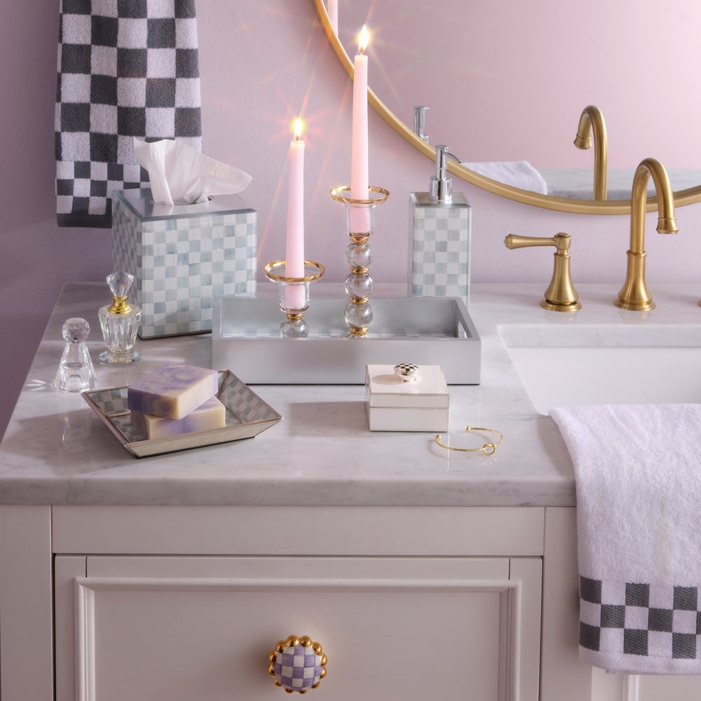 Mackenzie-chilllds Sterling Check Glass Bath Collection - Image 11