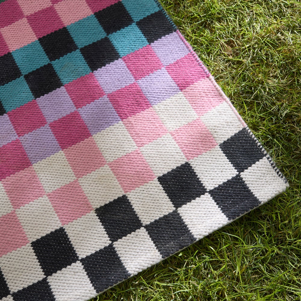 Calypso Checked Indoor/Outdoor Rug - Image 8