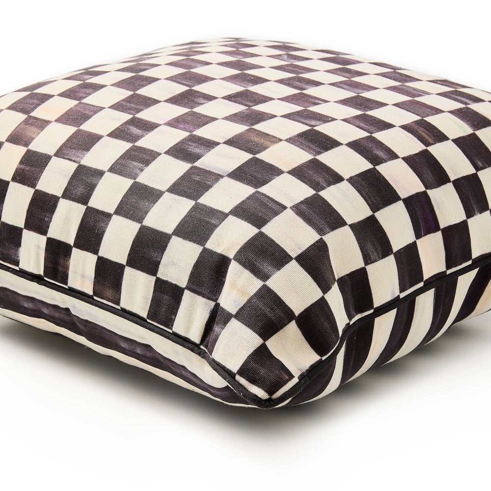 Courtly Check Printed Outdoor Pillow - Image 5