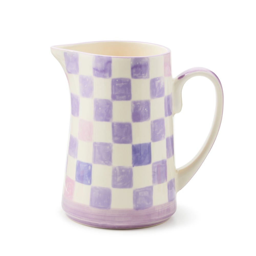 Mackenzie-chilllds Stoneware Check Pitcher - Image 6