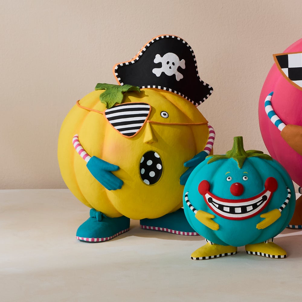 MACKENZIE-CHILDS Mackenzie-chilllds Patience Brewster Pirate Pumpkin - Image 4