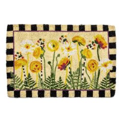 MACKENZIE-CHILDS Mackenzie-chilllds Everything is Coming Up Daisies Entrance Mat