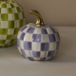 Alternative view of Mackenzie-chilllds Violet Check Mini Pumpkin